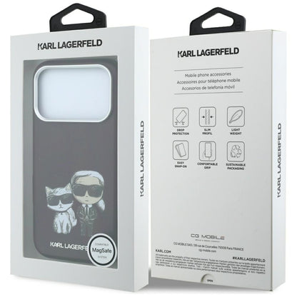 Калъф MagSafe за Apple iPhone 18 Pro Max / 17 Pro Max, Karl Lagerfeld, KC Bodies Sketch, Бордо