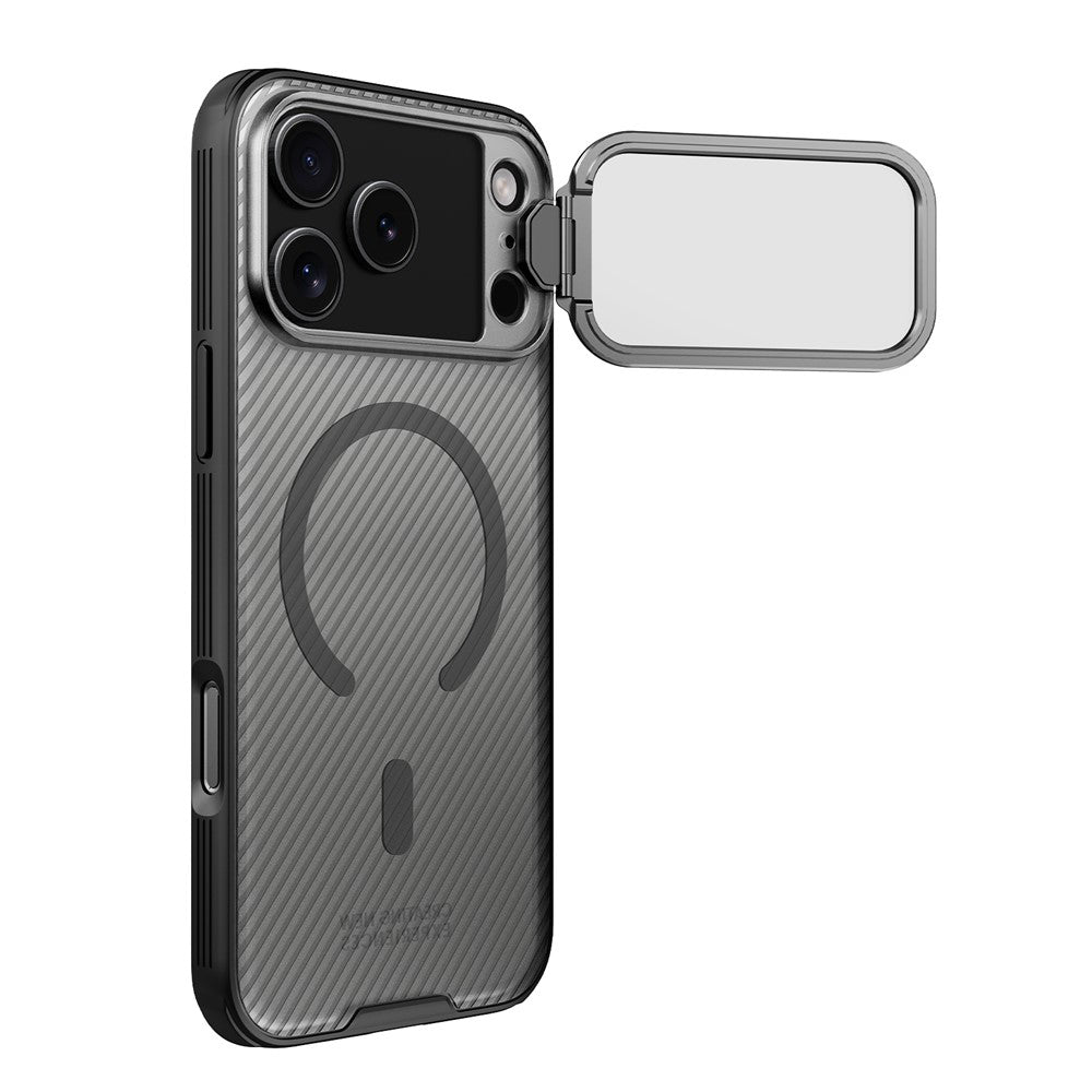 MagSafe Case for Apple iPhone 18 Pro Max / 17 Pro Max, Nillkin, CamShield Prop, Transparent Black