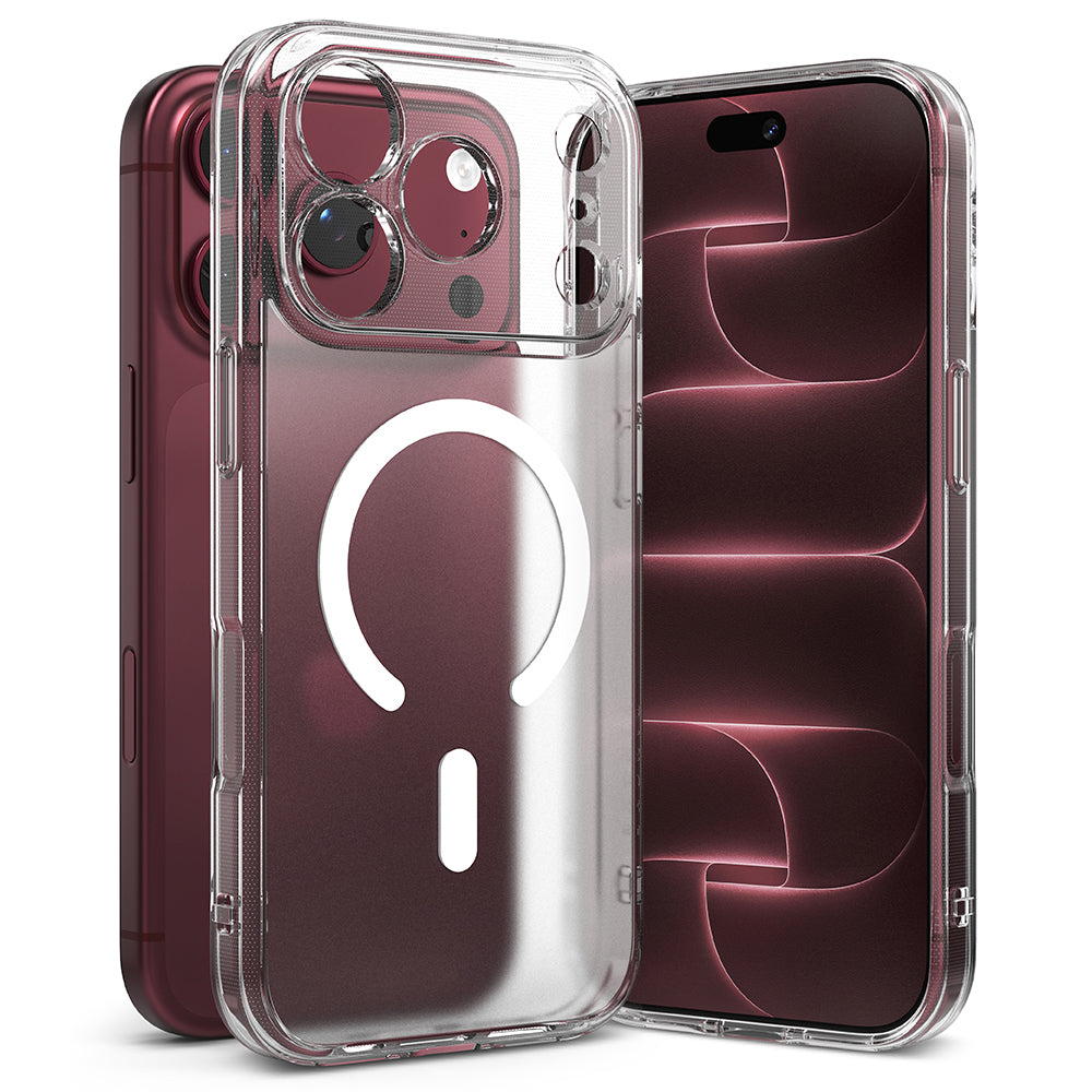 Калъф MagSafe за Apple iPhone 18 Pro Max / 17 Pro Max, Ringke, Fusion, матов прозрачен
