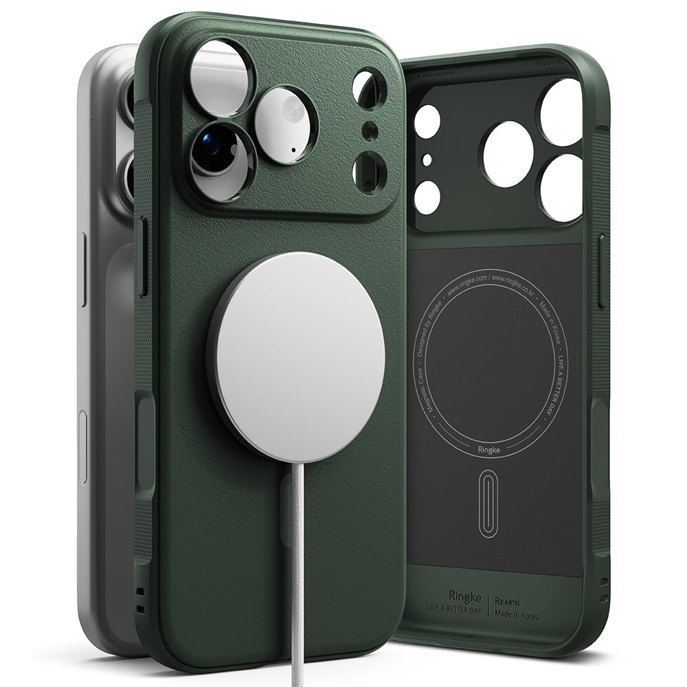 MagSafe Case for Apple iPhone 18 Pro Max / 17 Pro Max, Ringke, Onyx, Dark Green