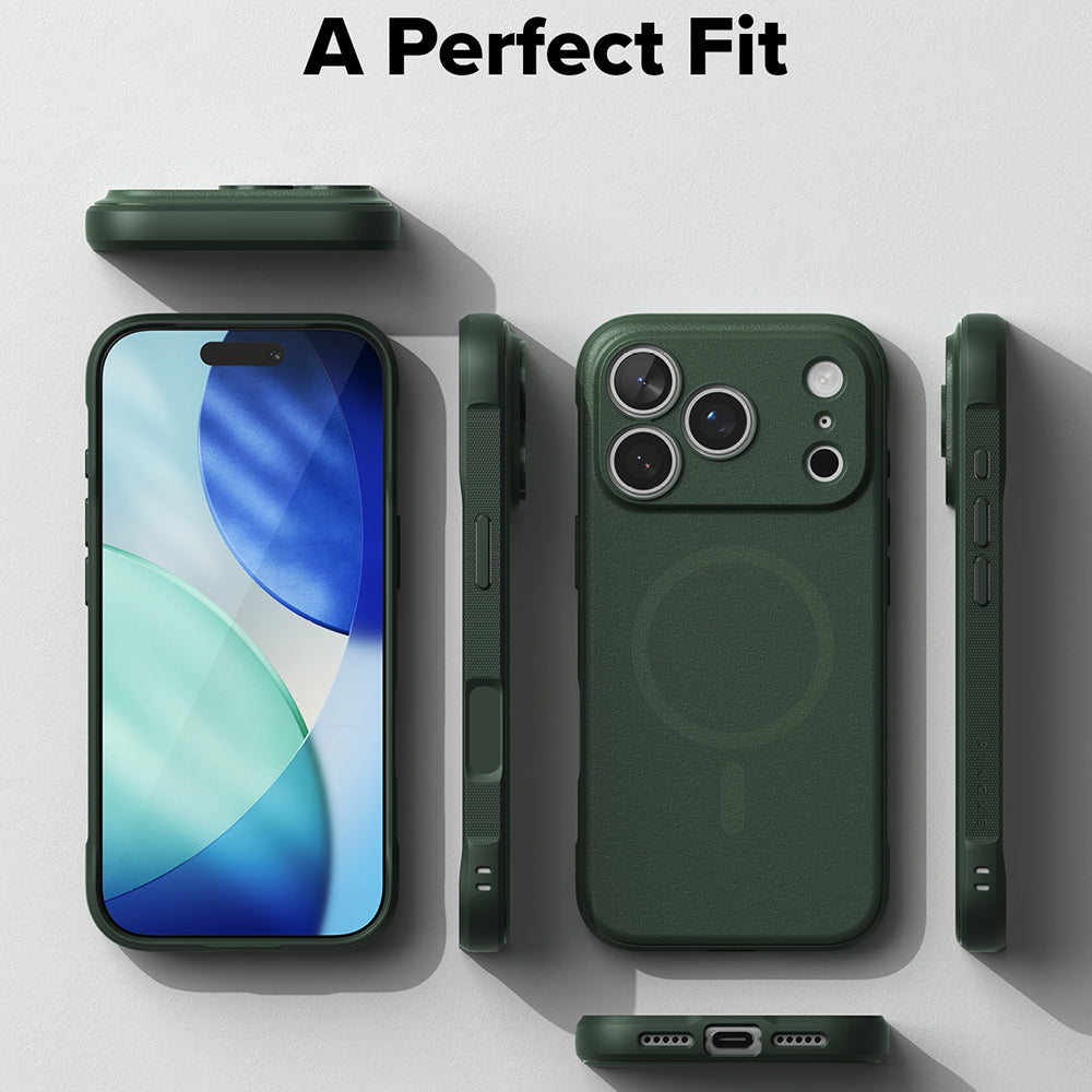 MagSafe Case for Apple iPhone 18 Pro Max / 17 Pro Max, Ringke, Onyx, Dark Green