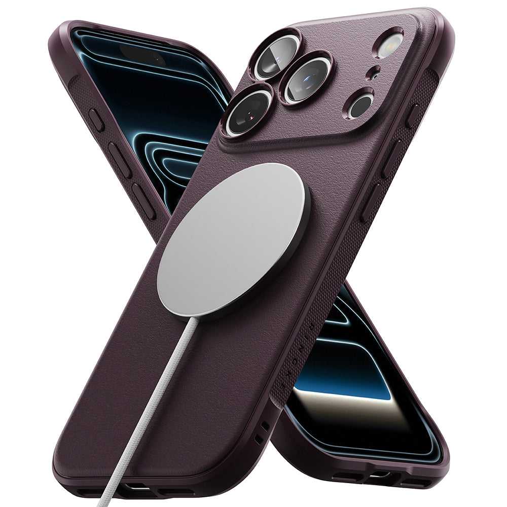 MagSafe Case for Apple iPhone 18 Pro Max / 17 Pro Max, Ringke, Onyx, Dark Burgundy