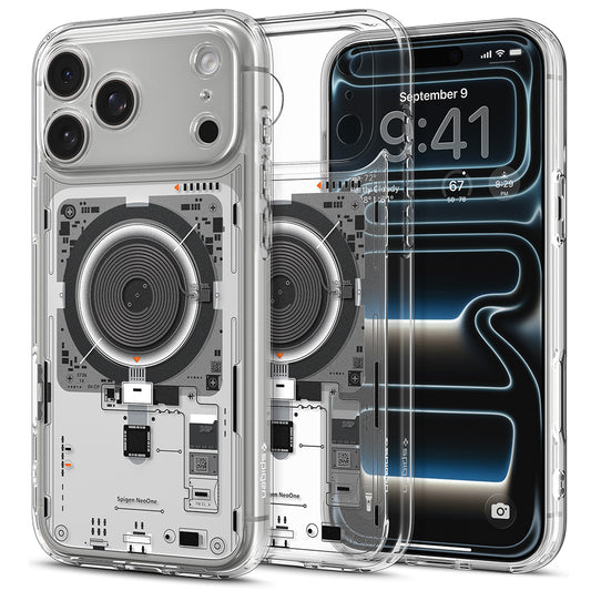 MagSafe Case for Apple iPhone 18 Pro Max / 17 Pro Max, Spigen, Ultra Hybrid Neo One, Transparent ACS12129