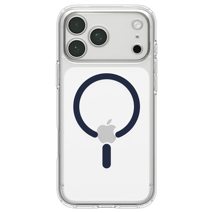 Калъф MagSafe за Apple iPhone 18 Pro Max / 17 Pro Max, Spigen, Ultra Hybrid, Прозрачен Тъмносин ACS12121