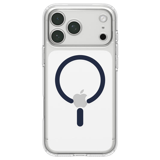 Калъф MagSafe за Apple iPhone 18 Pro Max / 17 Pro Max, Spigen, Ultra Hybrid, Прозрачен Тъмносин ACS12121