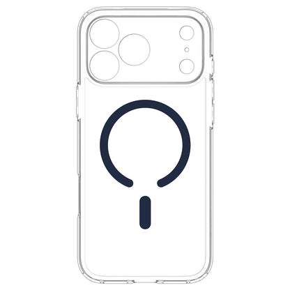 Калъф MagSafe за Apple iPhone 18 Pro Max / 17 Pro Max, Spigen, Ultra Hybrid, Прозрачен Тъмносин ACS12121