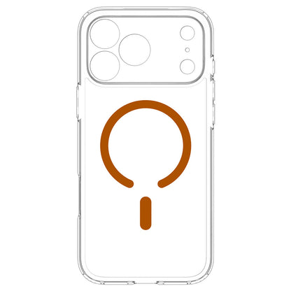 Калъф MagSafe за Apple iPhone 18 Pro Max / 17 Pro Max, Spigen, Ultra Hybrid, Прозрачен Оранжев ACS12122