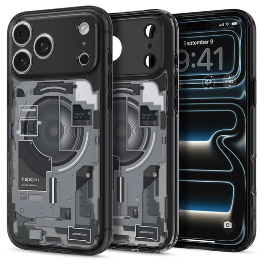 MagSafe Case for Apple iPhone 18 Pro Max / 17 Pro Max, Spigen, Ultra Hybrid Zero One, Black ACS12128
