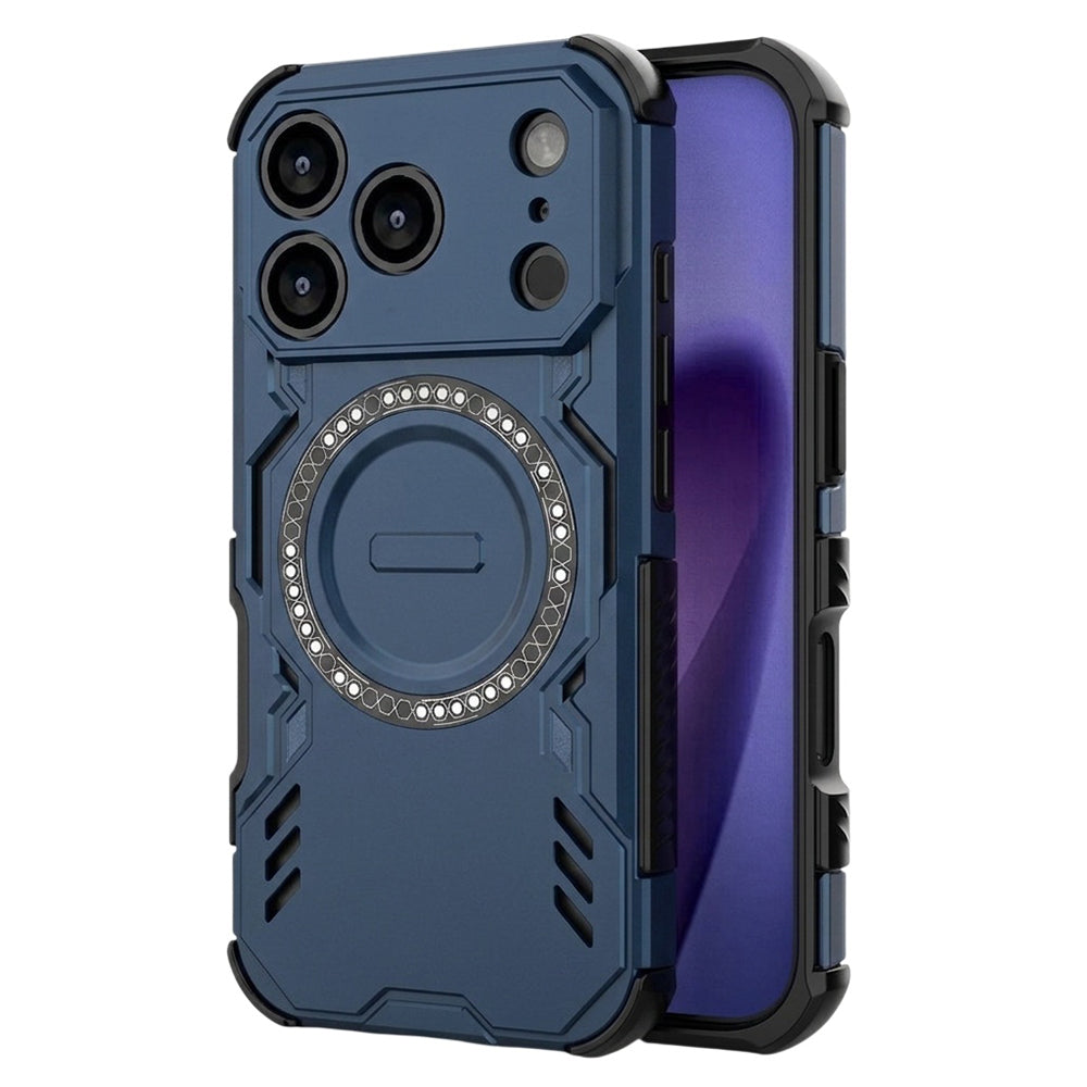 Калъф MagSafe за Apple iPhone 18 Pro Max / 17 Pro Max, Techsuit, ArmorMag, Син