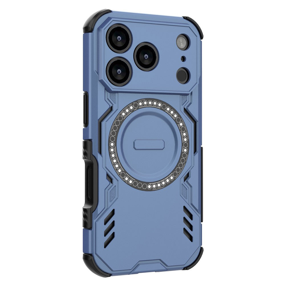 Калъф MagSafe за Apple iPhone 18 Pro Max / 17 Pro Max, Techsuit, ArmorMag, Син
