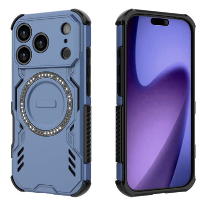 Калъф MagSafe за Apple iPhone 18 Pro Max / 17 Pro Max, Techsuit, ArmorMag, Син