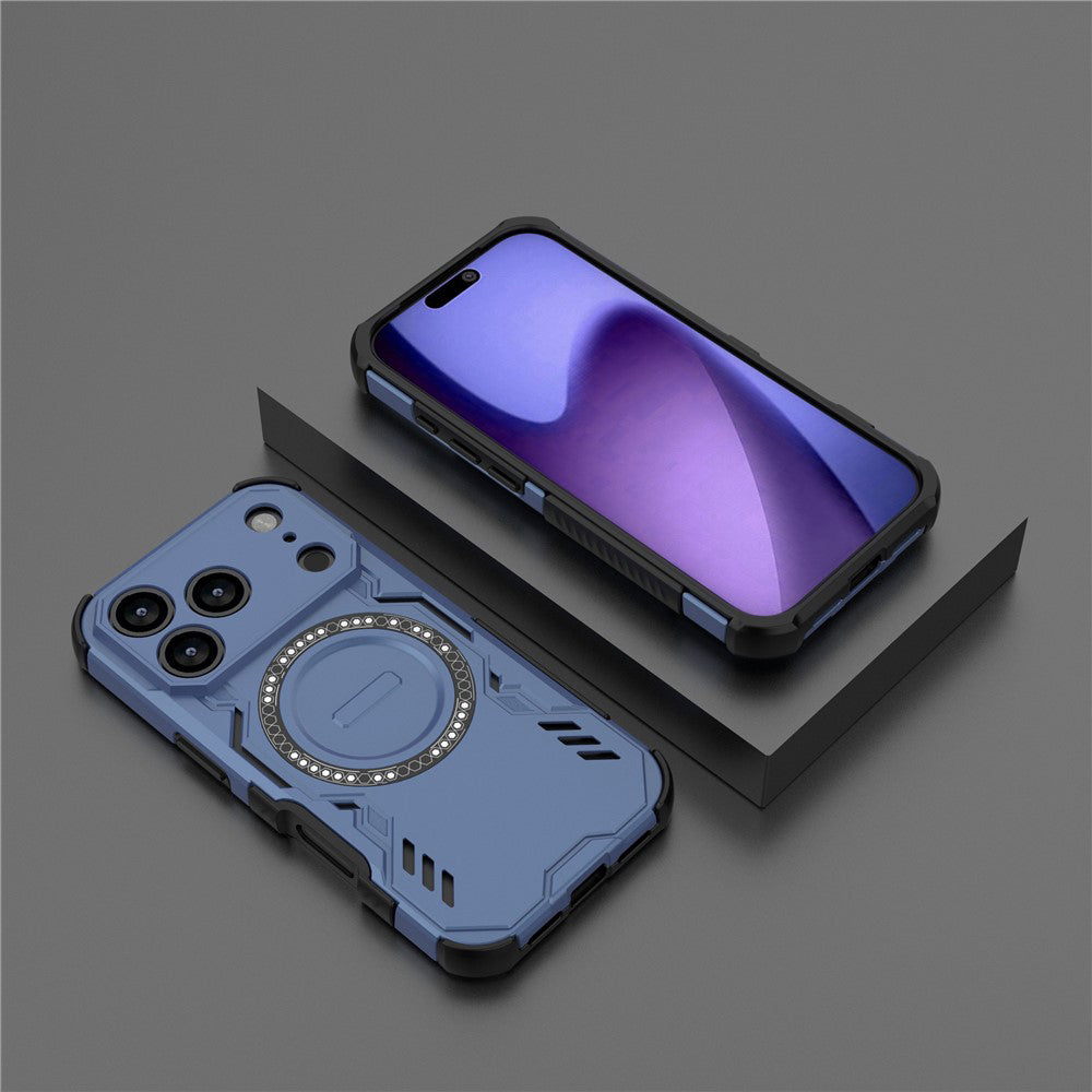 Калъф MagSafe за Apple iPhone 18 Pro Max / 17 Pro Max, Techsuit, ArmorMag, Син