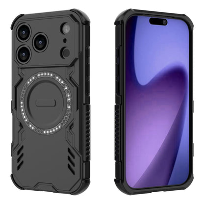 Калъф MagSafe за Apple iPhone 18 Pro Max / 17 Pro Max, Techsuit, ArmorMag, Черен