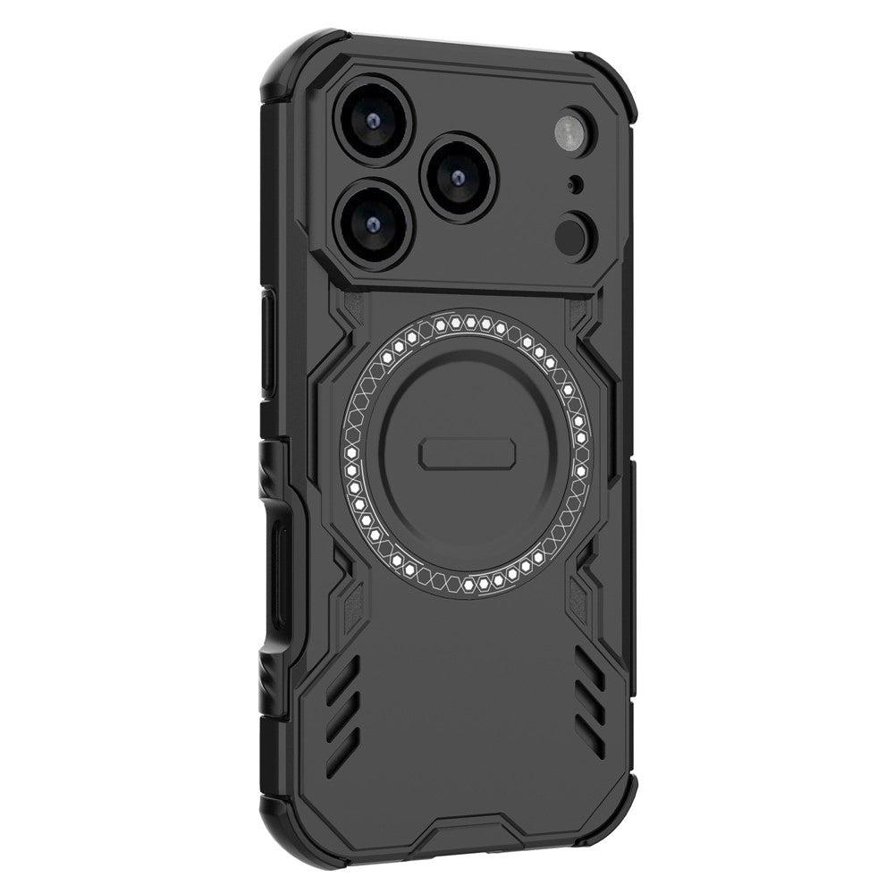 Калъф MagSafe за Apple iPhone 18 Pro Max / 17 Pro Max, Techsuit, ArmorMag, Черен