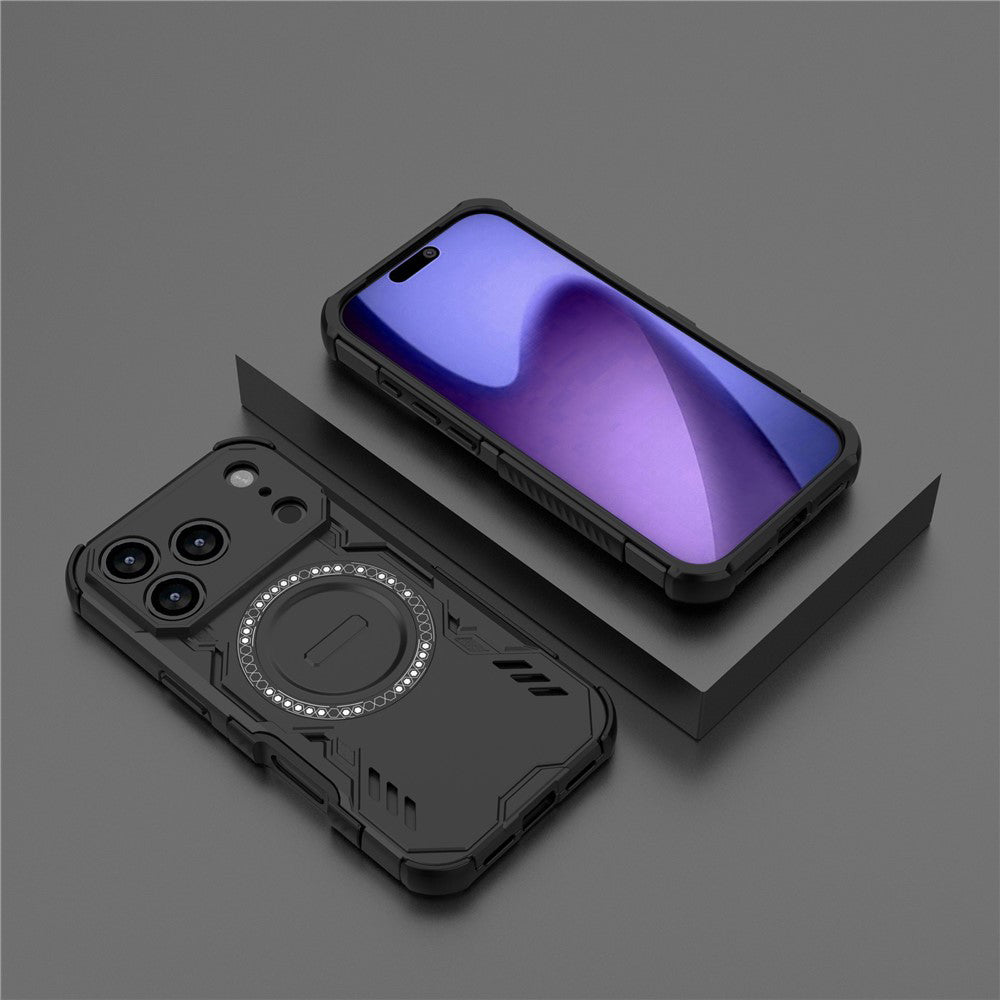 Калъф MagSafe за Apple iPhone 18 Pro Max / 17 Pro Max, Techsuit, ArmorMag, Черен