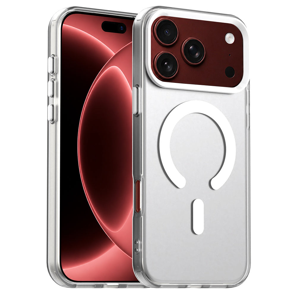 Калъф MagSafe за Apple iPhone 18 Pro Max / 17 Pro Max, Techsuit, CandyCase, Бял