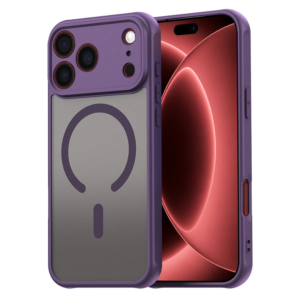 Калъф MagSafe за Apple iPhone 18 Pro Max / 17 Pro Max, Techsuit, HaloFrost II, Лилав