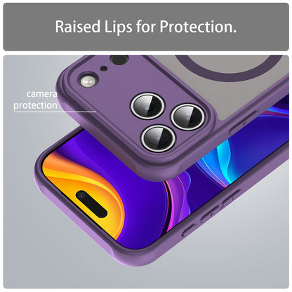 Калъф MagSafe за Apple iPhone 18 Pro Max / 17 Pro Max, Techsuit, HaloFrost II, Лилав