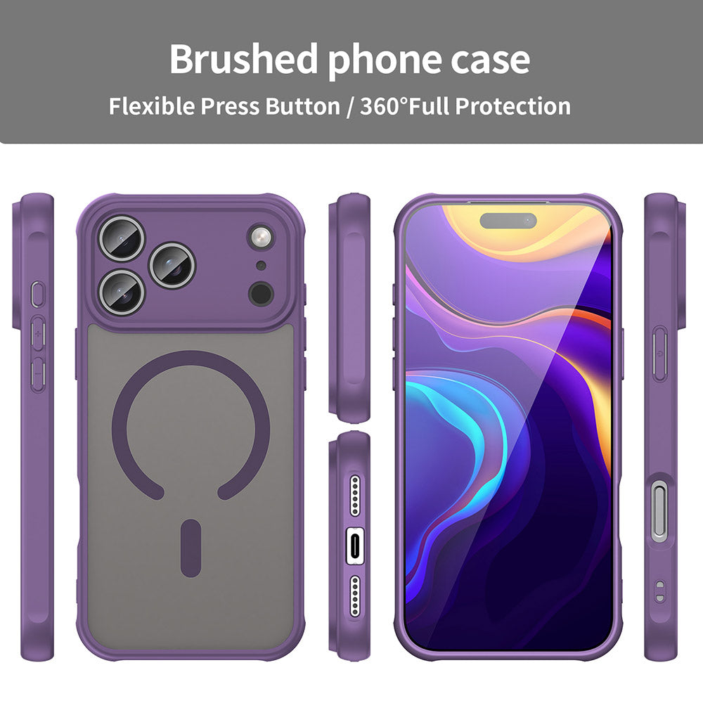 Калъф MagSafe за Apple iPhone 18 Pro Max / 17 Pro Max, Techsuit, HaloFrost II, Лилав