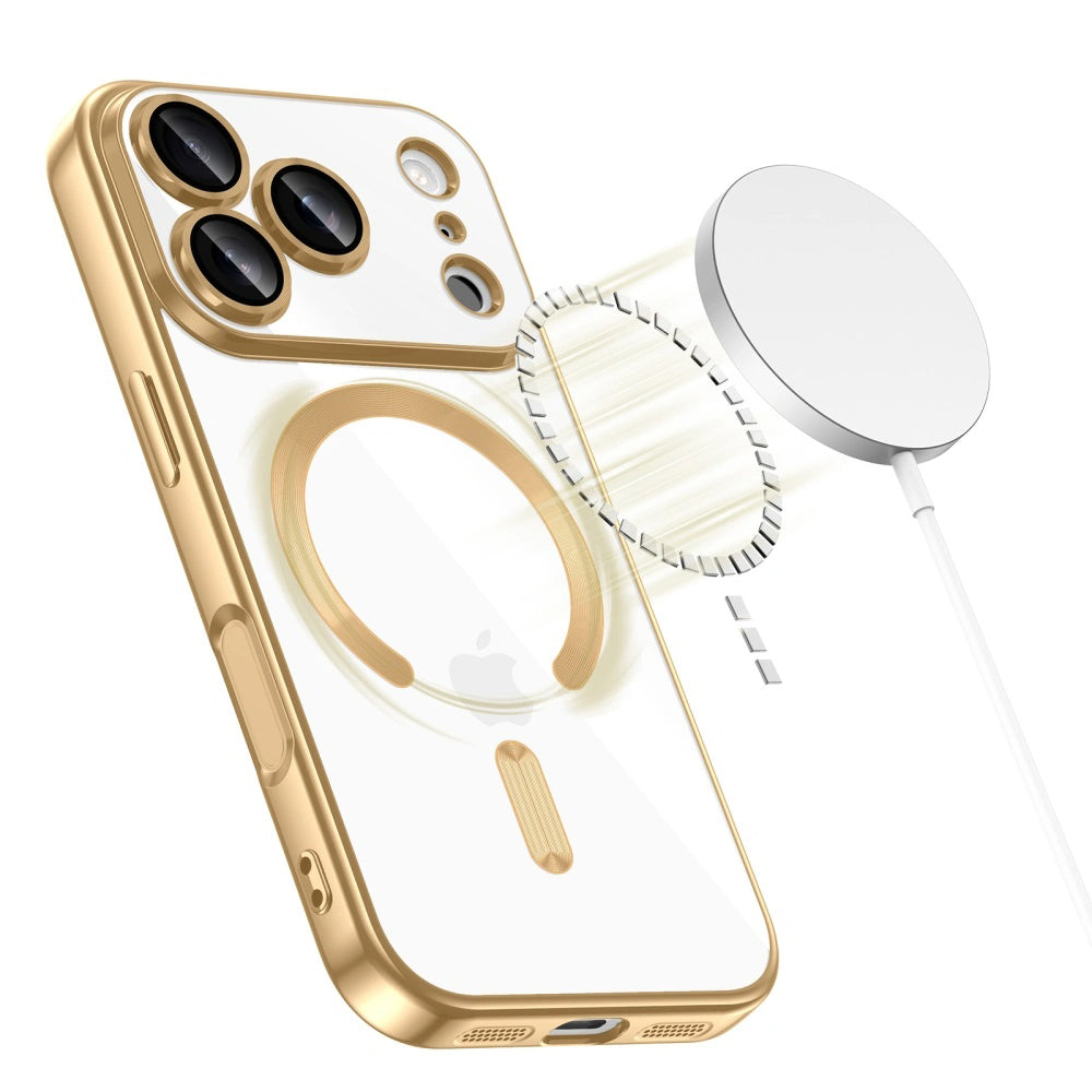 Калъф MagSafe за Apple iPhone 18 Pro Max / 17 Pro Max, Techsuit, Luxury Crystal, Тъмносин