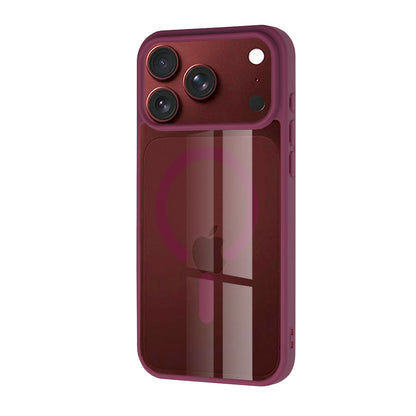 MagSafe Case for Apple iPhone 18 Pro Max / 17 Pro Max, Techsuit, Pro, Dark Burgundy