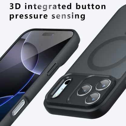 Калъф MagSafe за Apple iPhone 18 Pro Max / 17 Pro Max, Techsuit, PureFrost, Черен сатен