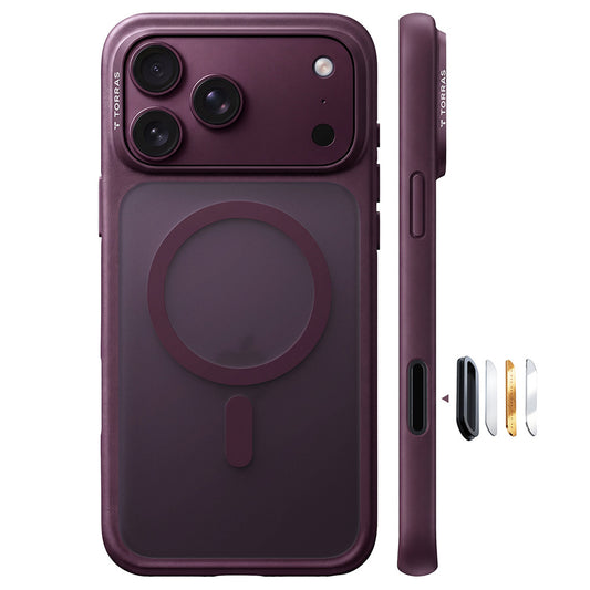 Калъф MagSafe за Apple iPhone 18 Pro Max / 17 Pro Max, Torras, Guardian, Лилав