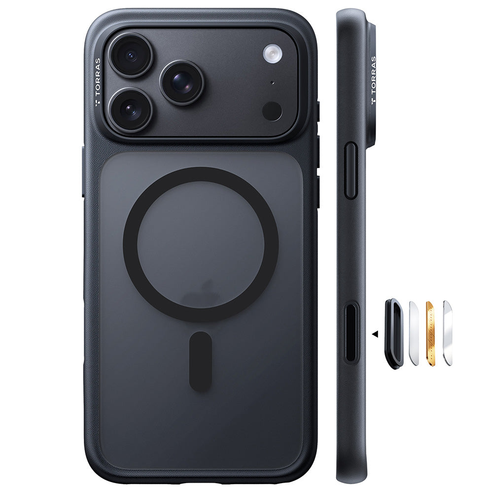 Калъф MagSafe за Apple iPhone 18 Pro Max / 17 Pro Max, Torras, Guardian, Черен