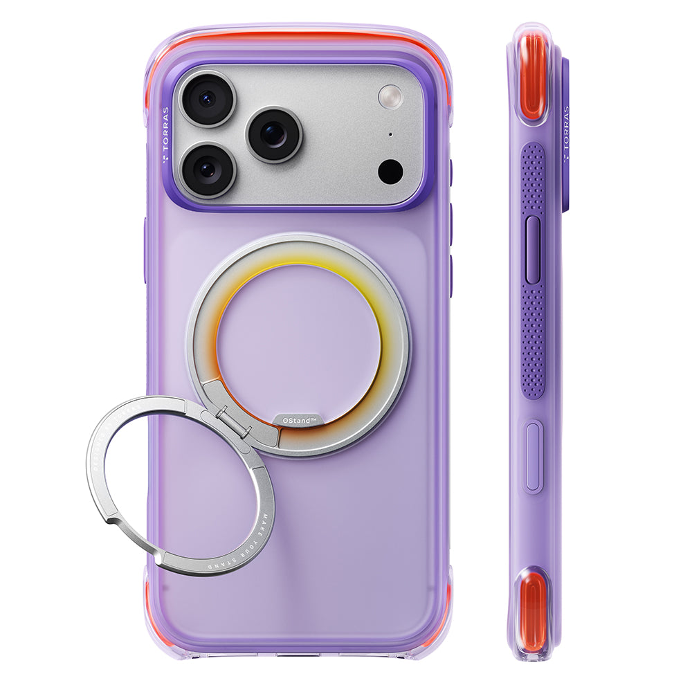 Калъф MagSafe за Apple iPhone 18 Pro Max / 17 Pro Max, Torras, O3 Air Core, Лилав