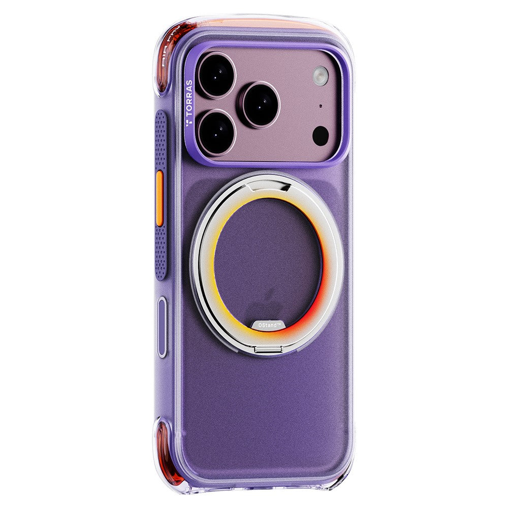 Калъф MagSafe за Apple iPhone 18 Pro Max / 17 Pro Max, Torras, O3 Air Core, Лилав