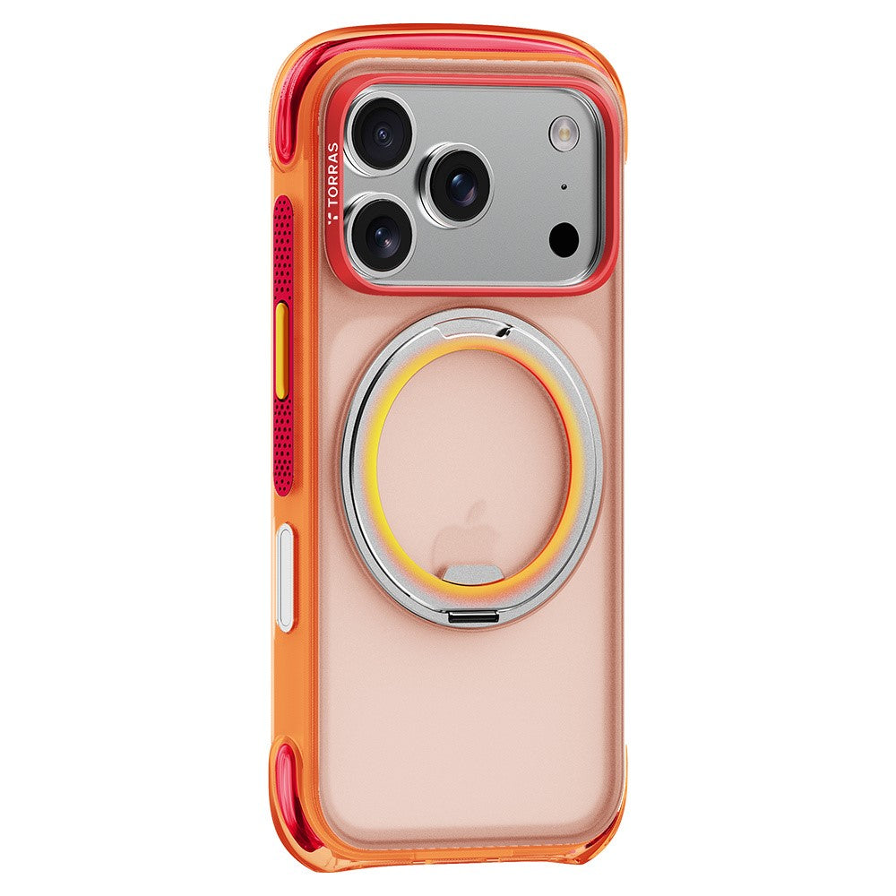 Калъф MagSafe за Apple iPhone 18 Pro Max / 17 Pro Max, Torras, O3 Air Core, Оранжев