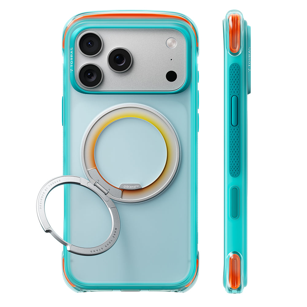 Калъф MagSafe за Apple iPhone 18 Pro Max / 17 Pro Max, Torras, O3 Air Core, Тюркоаз