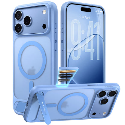 Калъф MagSafe за Apple iPhone 18 Pro Max / 17 Pro Max, Torras, Ostand L1 Guardian, Син
