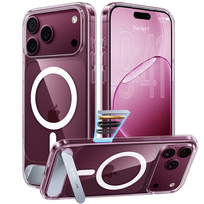 Калъф MagSafe за Apple iPhone 18 Pro Max / 17 Pro Max, Torras, Ostand L1 Guardian, Прозрачен