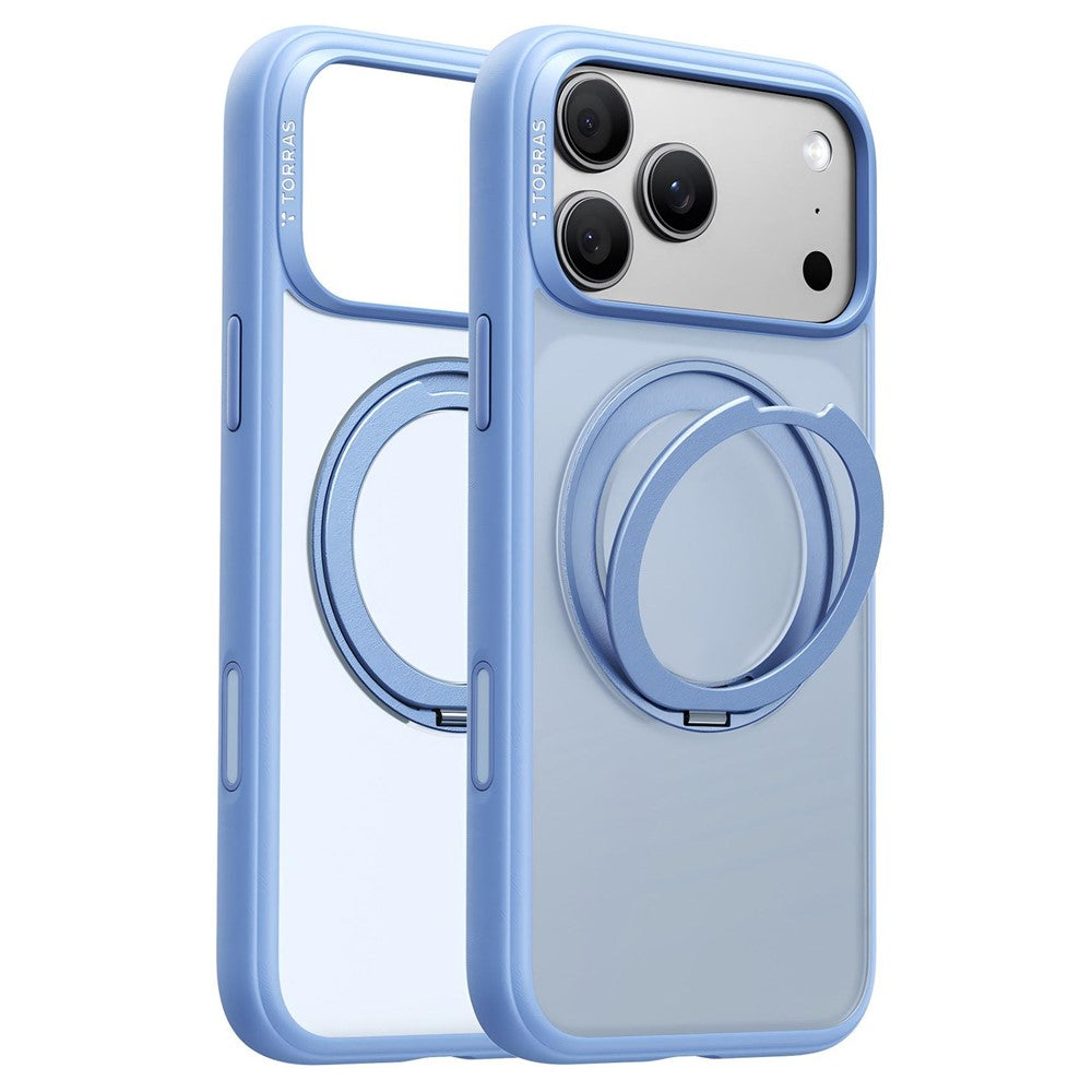 Калъф MagSafe за Apple iPhone 18 Pro Max / 17 Pro Max, Torras, Ostand O1 Guardian, Син