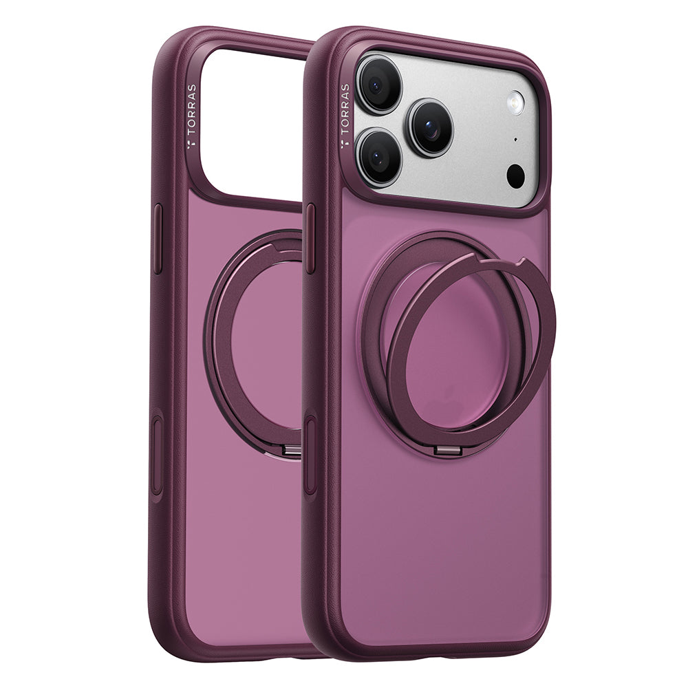 Калъф MagSafe за Apple iPhone 18 Pro Max / 17 Pro Max, Torras, Ostand O1 Guardian, Лилав