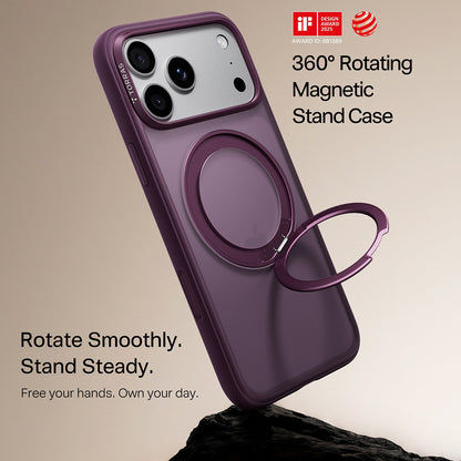 Калъф MagSafe за Apple iPhone 18 Pro Max / 17 Pro Max, Torras, Ostand O1 Guardian, Лилав