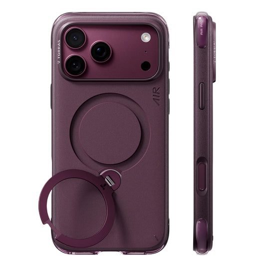 Калъф MagSafe за Apple iPhone 18 Pro Max / 17 Pro Max, Torras, Ostand Q3 Air Essential, Лилав