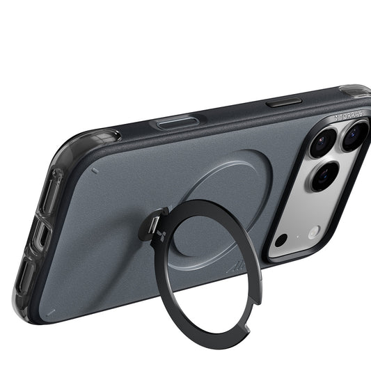 Калъф MagSafe за Apple iPhone 18 Pro Max / 17 Pro Max, Torras, Ostand Q3 Air Essential, Черен