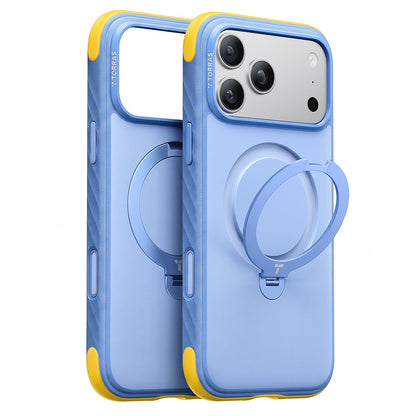 Калъф MagSafe за Apple iPhone 18 Pro Max / 17 Pro Max, Torras, Ostand Q3 Rugged, Син