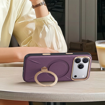 MagSafe Case for Apple iPhone 18 Pro Max / 17 Pro Max, Torras, QPRO Leather, Purple