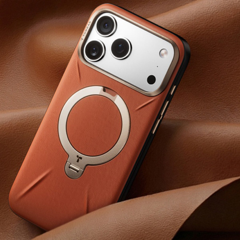 Калъф MagSafe за Apple iPhone 18 Pro Max / 17 Pro Max, Torras, QPRO Leather, Черен