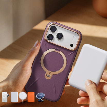 Калъф MagSafe за Apple iPhone 18 Pro Max / 17 Pro Max, Torras, QPRO Leather, Черен