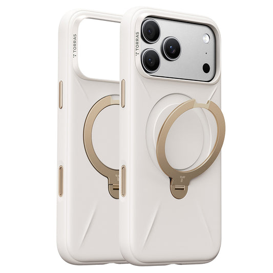 Калъф MagSafe за Apple iPhone 18 Pro Max / 17 Pro Max, Torras, QPRO Силикон, Бял