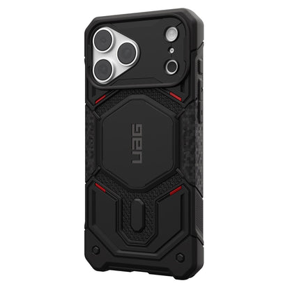 Калъф MagSafe за Apple iPhone 18 Pro Max / 17 Pro Max, Urban Armor Gear Kevlar, Monarch Pro, Черен
