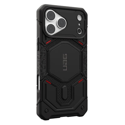 Калъф MagSafe за Apple iPhone 18 Pro Max / 17 Pro Max, Urban Armor Gear Kevlar, Monarch Pro, Черен