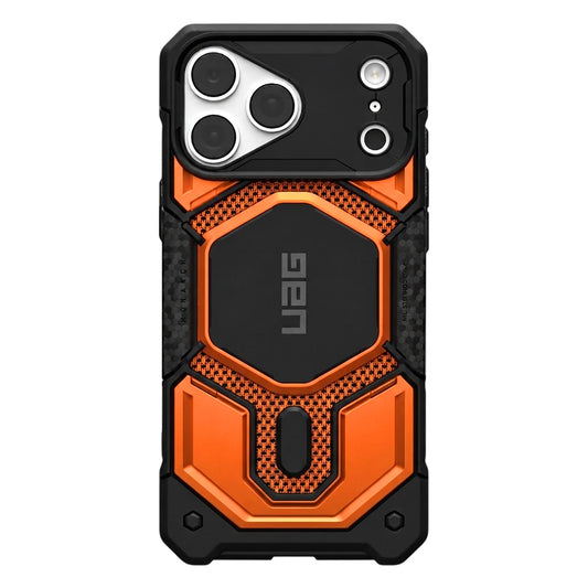 Калъф MagSafe за Apple iPhone 18 Pro Max / 17 Pro Max, Urban Armor Gear, Monarch Pro Kevlar, Оранжев