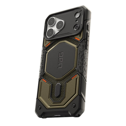 Калъф MagSafe за Apple iPhone 18 Pro Max / 17 Pro Max, Urban Armor Gear, Monarch Pro Kevlar, Зелен