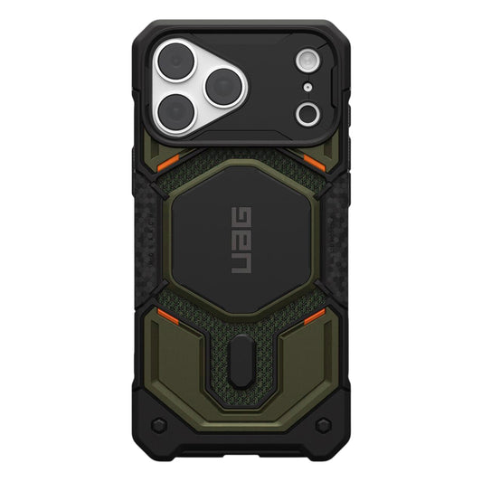 Калъф MagSafe за Apple iPhone 18 Pro Max / 17 Pro Max, Urban Armor Gear, Monarch Pro Kevlar, Зелен