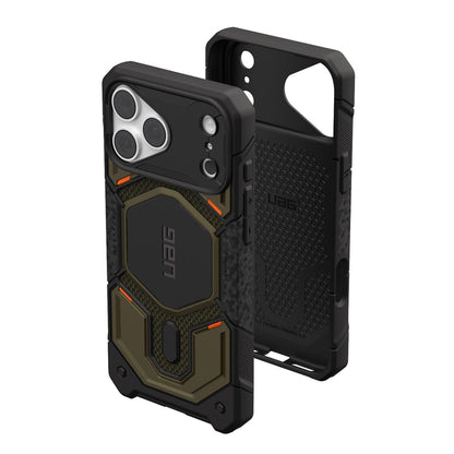 Калъф MagSafe за Apple iPhone 18 Pro Max / 17 Pro Max, Urban Armor Gear, Monarch Pro Kevlar, Зелен